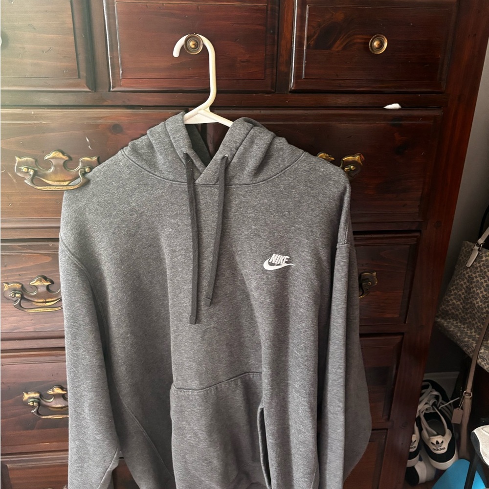 Nike Gray Sweatshirt Hoodie